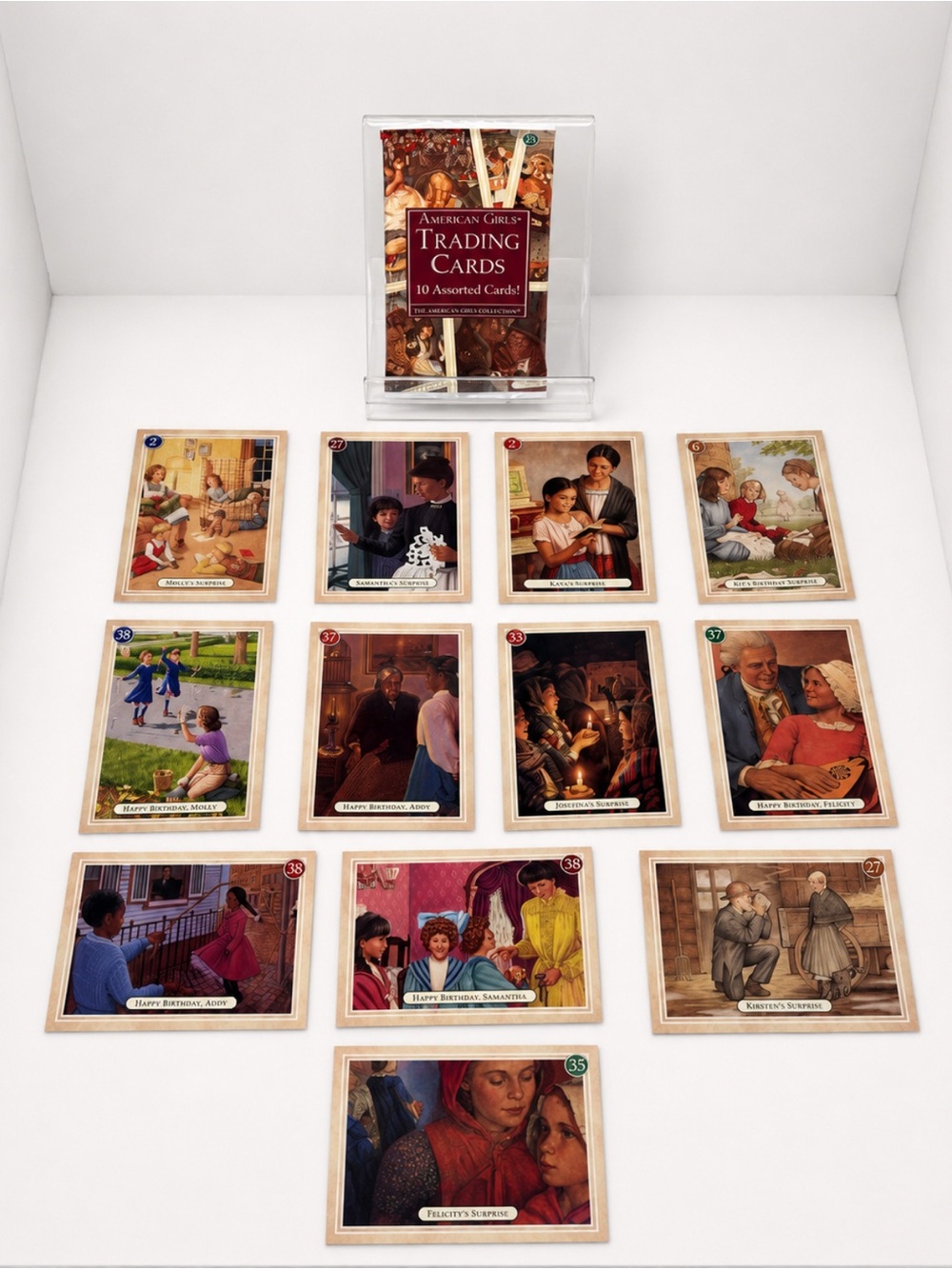 Lot of 12 Vintage 1994 American Girl Doll Trading Cards Pleasant Co No Duplicate